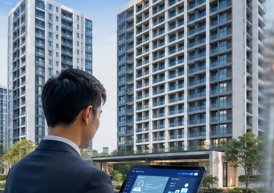 Ilustrasi penggunaan Rusun App — Property & Residential Operations